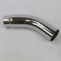 Chrome plated exhaust tip elbow turn-down for diesel trucks