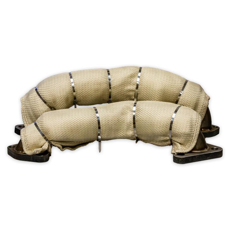 Up-pipe heat shield socks blanket for 2001-2026 Duramax exhaust insulation