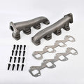 High flow cast iron race exhaust manifolds for GM Duramax